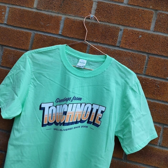 Pale Green Touchnote T-shirt - Picture 2 of 4